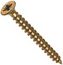 REISSER R2 Countersunk Wood Screws - Yellow
