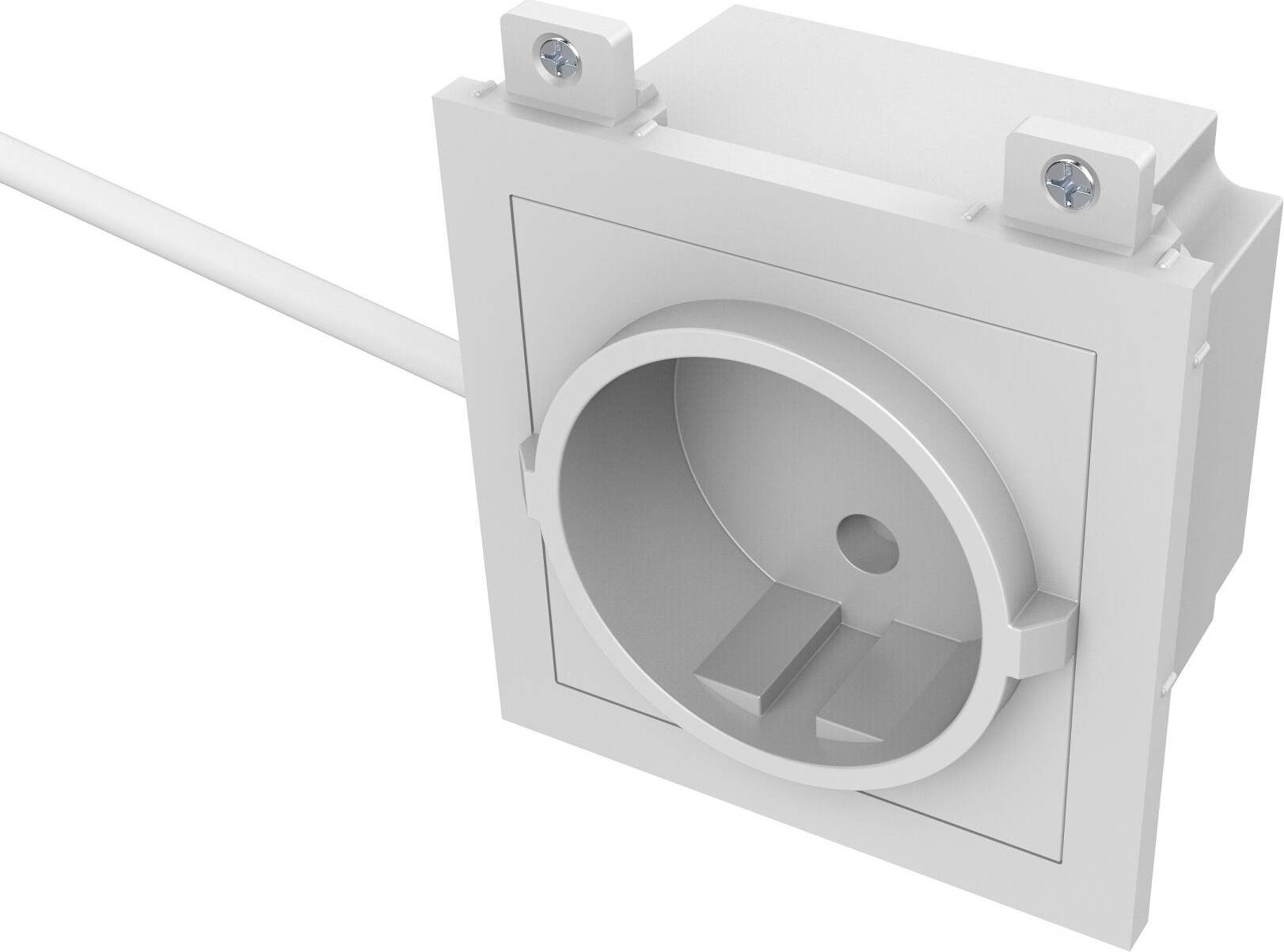 Vision Techconnect Modular AV Faceplate EU Power Socket
