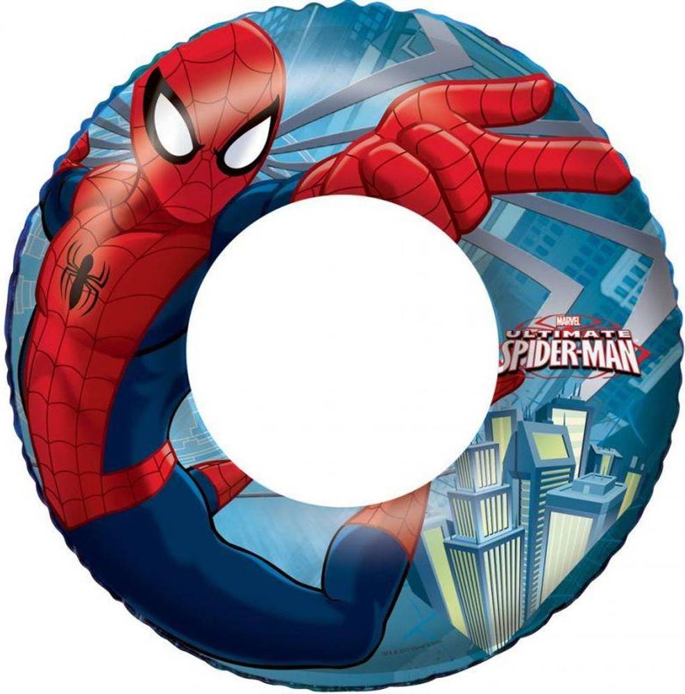 Bestway Spider-Man Inflatable Ring Blue