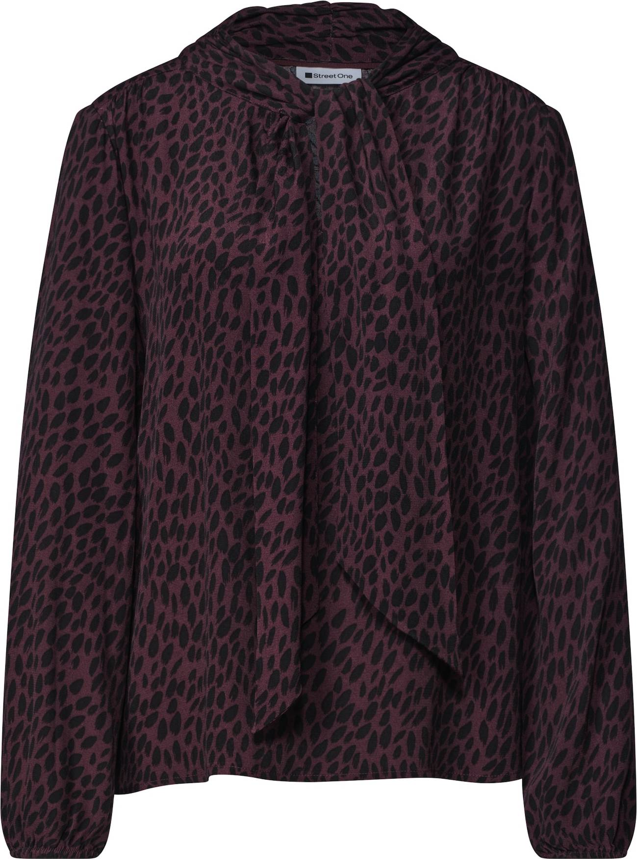 Street One Langarmbluse Damen Rustic Rouge