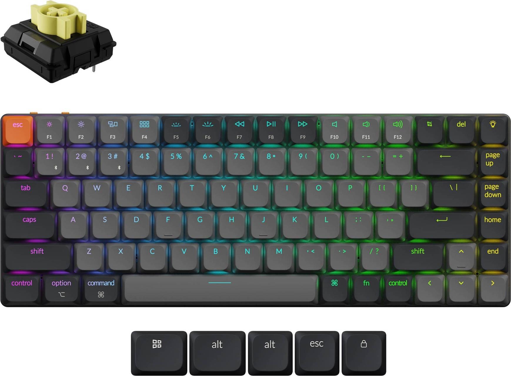 Keychron keyboard Keychron K3 USB Bluetooth Keyboard