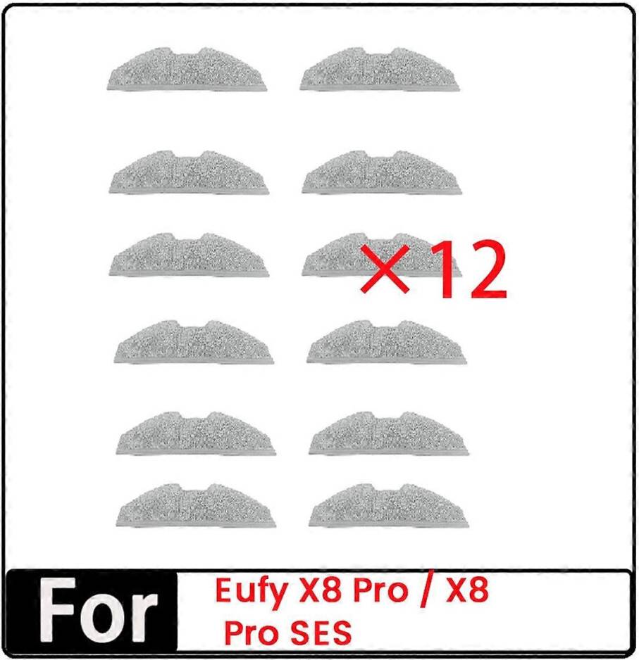 Eufy x8 pro 12 Pcs Rag For Eufy X8 Pro Vacuum Cleaner