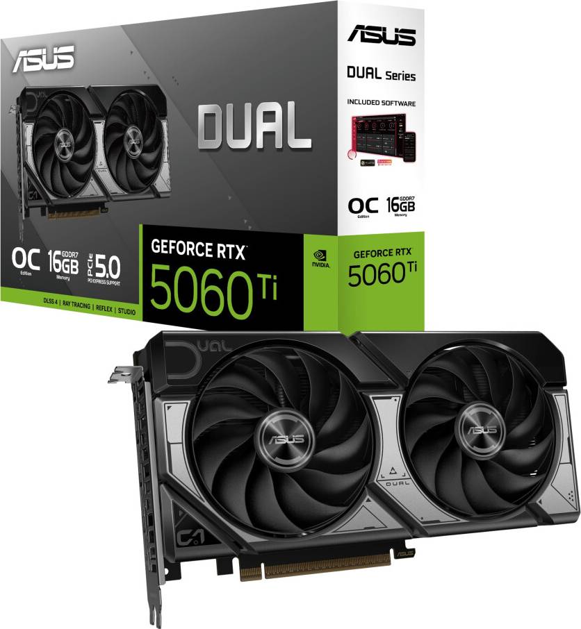 Asus geforce rtx 5060 ASUS NVIDIA GeForce RTX 5060 Ti Graphics Card