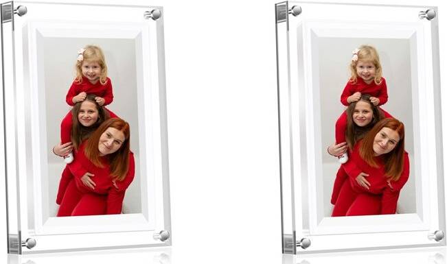 Digital photo frame 7-Inch Transparent Acrylic Digital Photo Frame