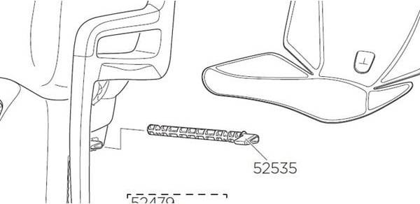 Thule RideAlong Replacement Length Adjustment Lever