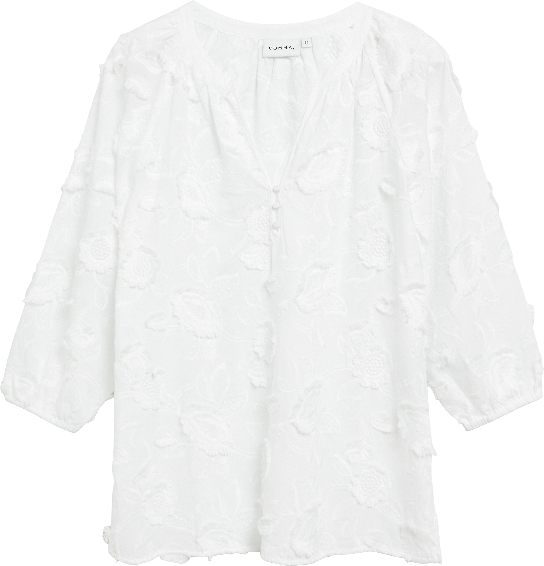 Comma Blus - Vit