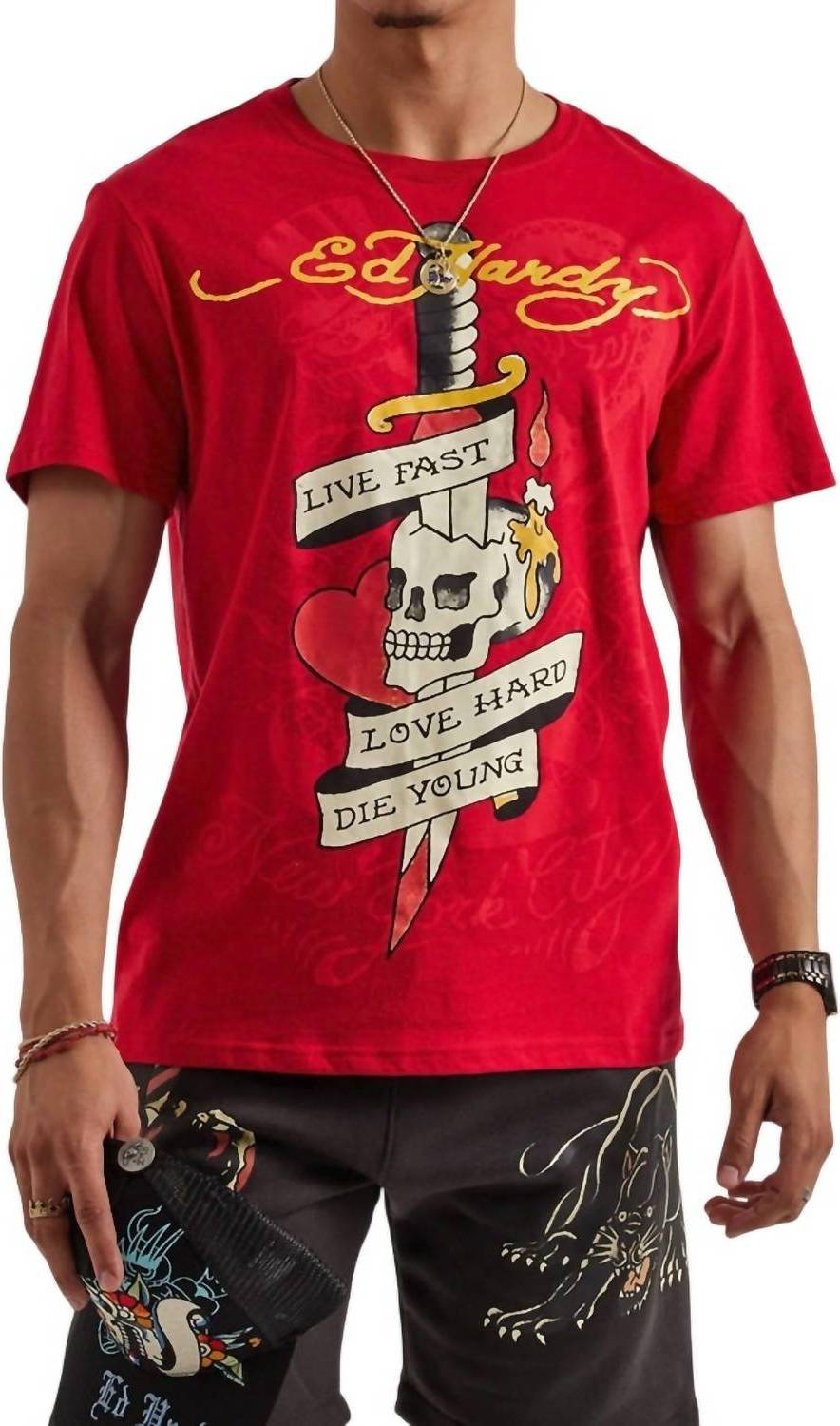 Live Fast Tee - Red