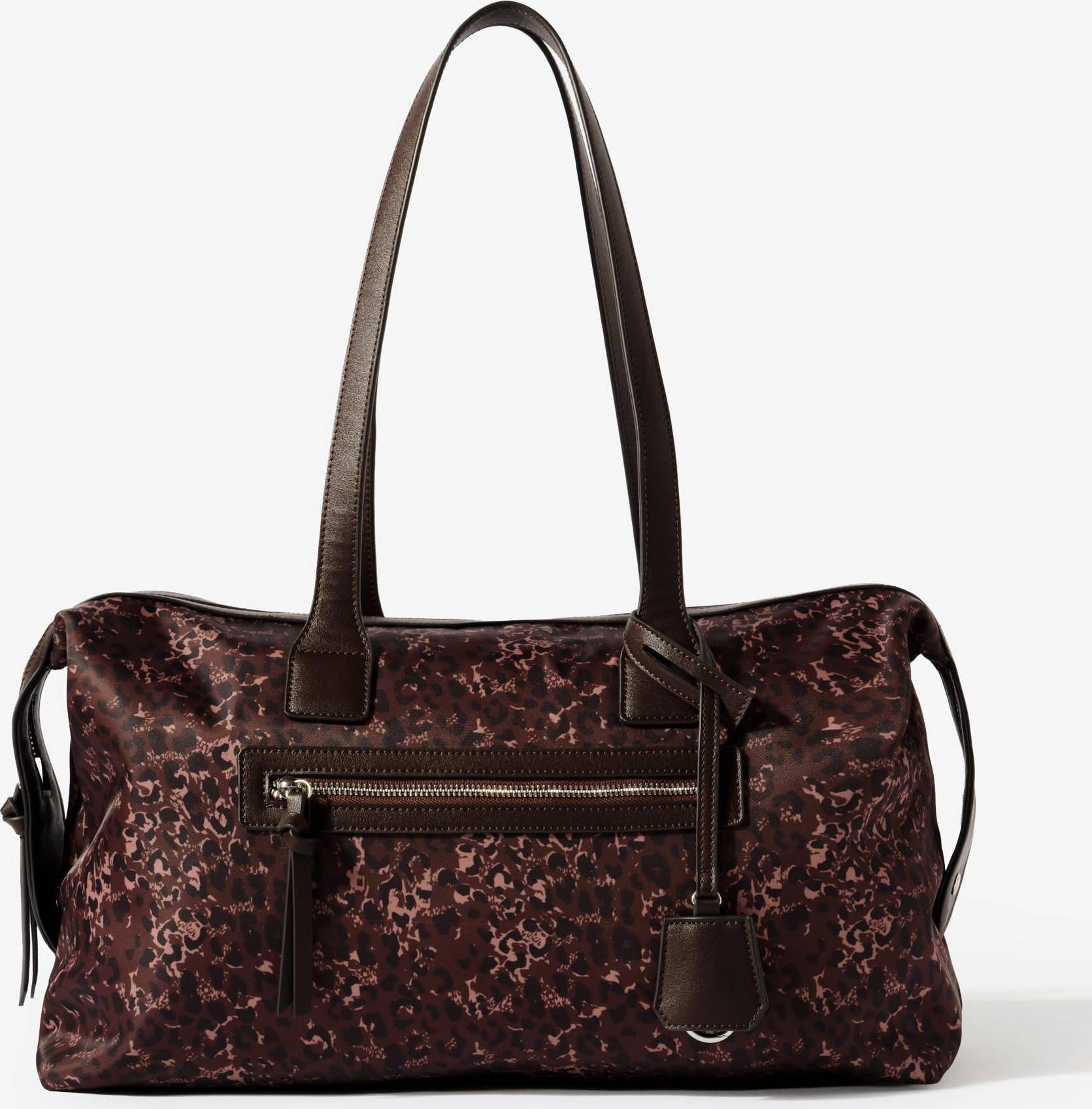 Mint Velvet Gina Leopard Print Weekender Bag