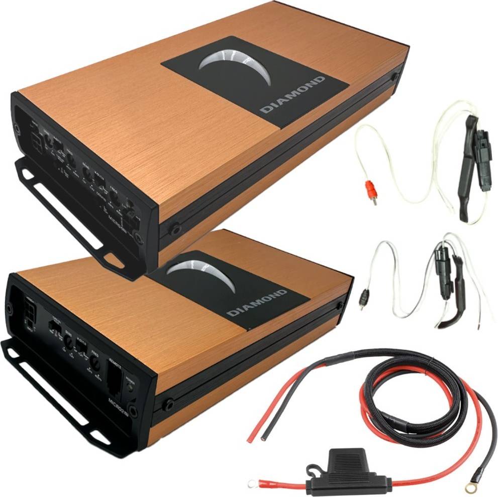 4 channel amp Diamond Audio 4 Channel Micro4v2 With Rca Amp Wiring