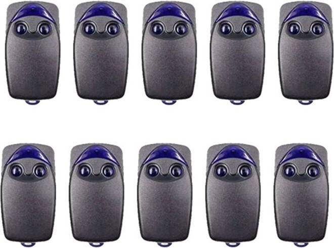 Typecat 10 Pcs FLO2RS 433MHz Garage Door Remote Control