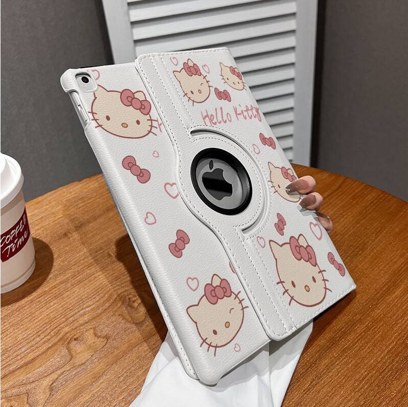 Ipad 9 generation Hello Kitty Leather Cover 10.9 Inch