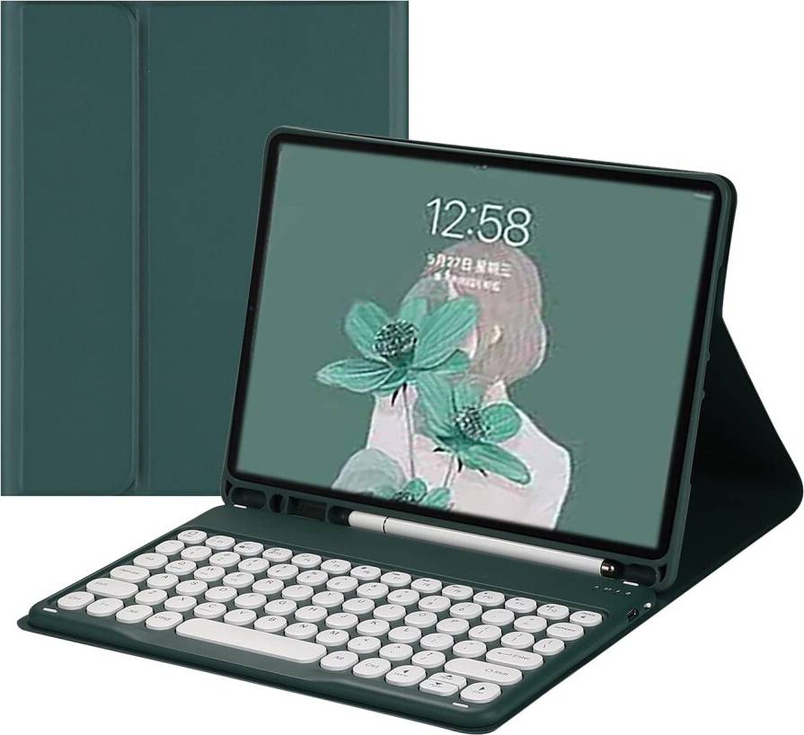 Keyboard ipad 9th Keyboard Case Compatible iPad 9th 8th 7th