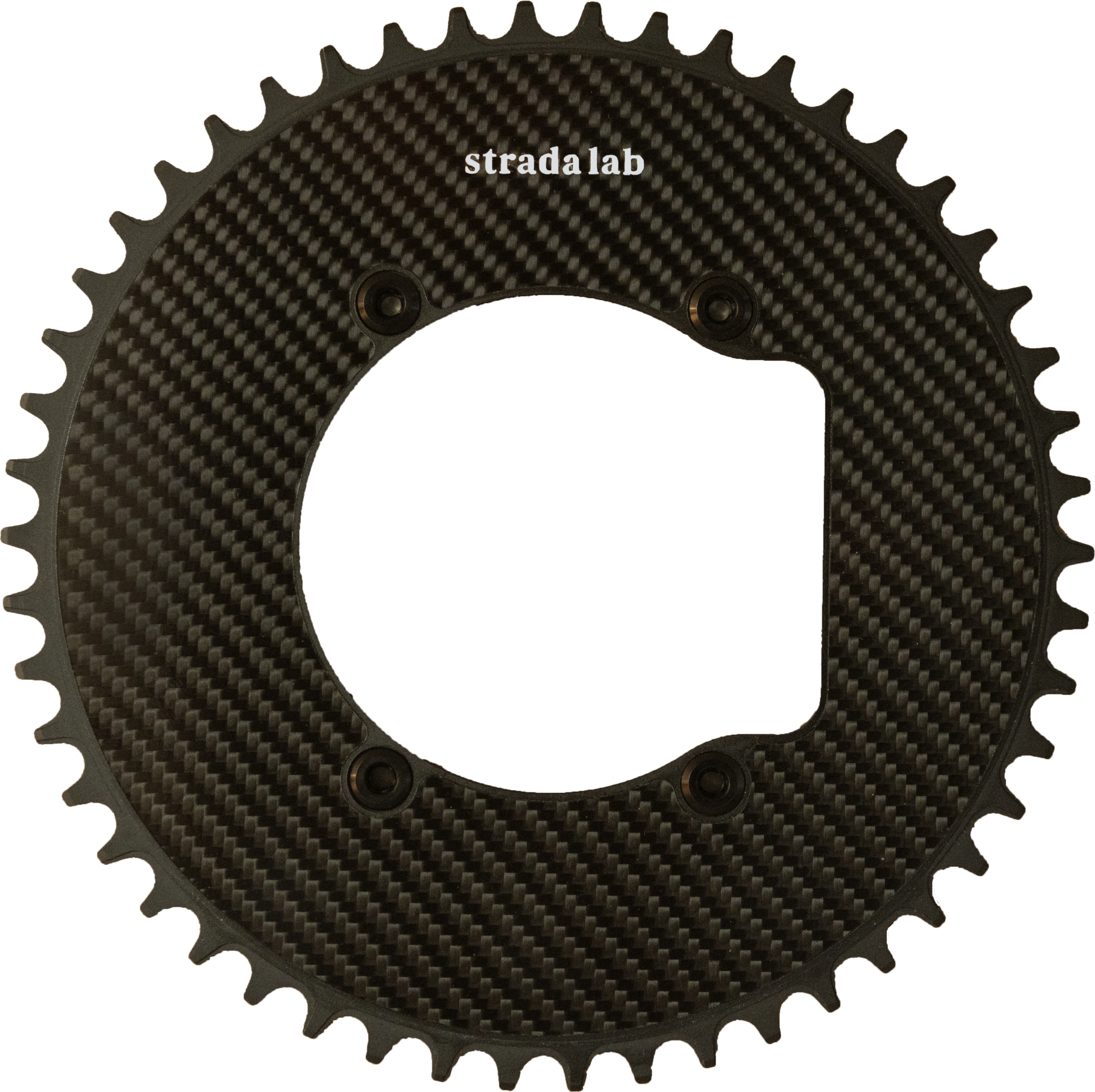 Strada Lab 1x Single Carbon Chainring 52T