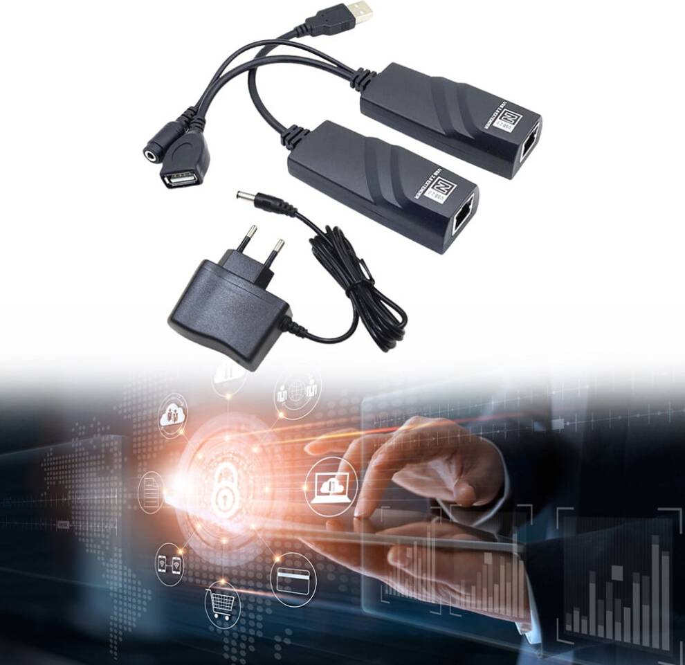 Cat6 cable 100m USB 2.0 Extender To RJ45 Network Cable 100m