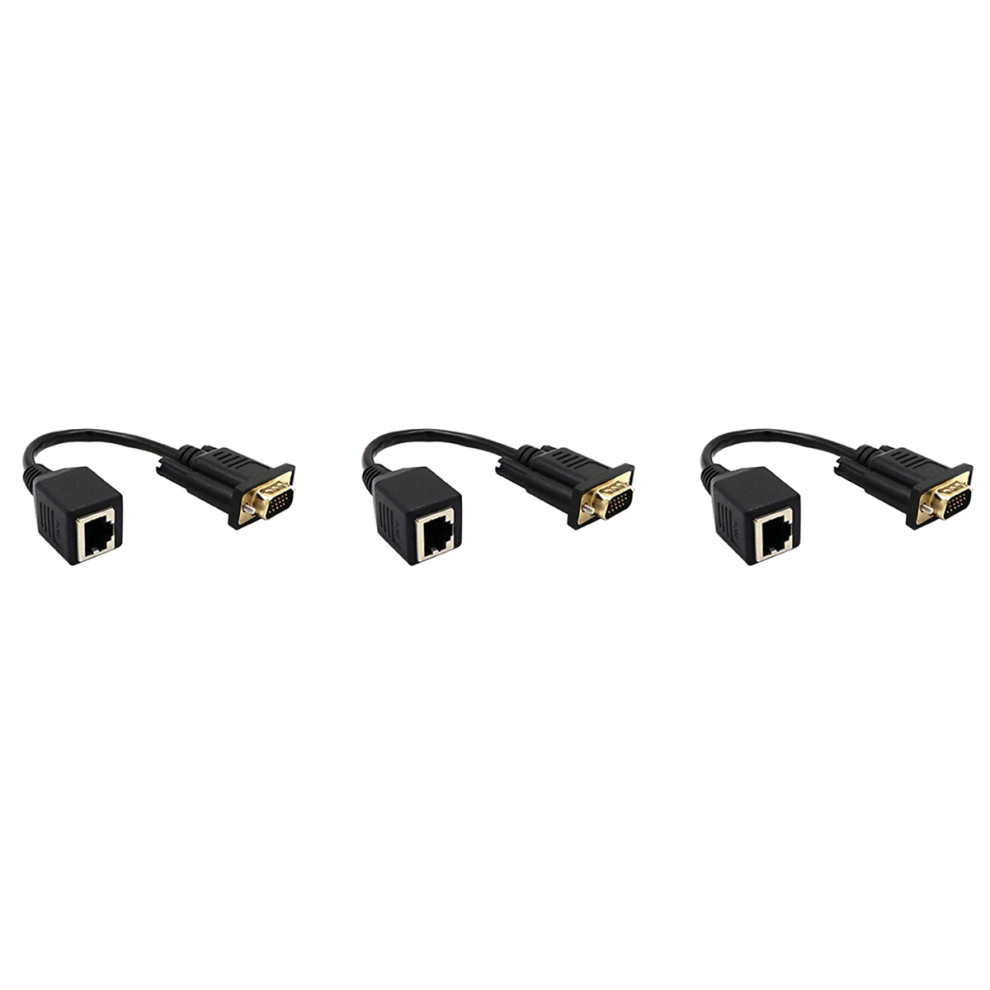Melitt VGA to RJ45 Adapter Network Cable