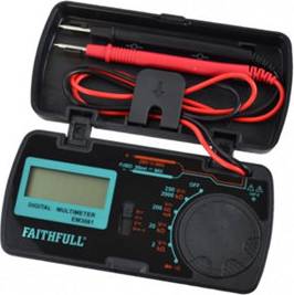 Faithfull Pocket Portable Multimeter
