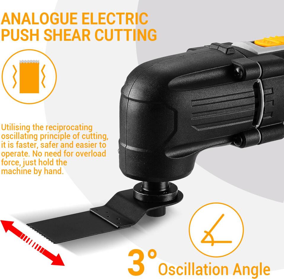 Oscillating Multi Tools 300W 6-Speed Control