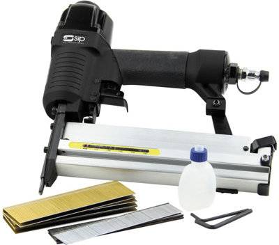 SIP 2-In-1 Air Nailer Stapler Kit
