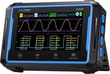 FNIRSI 3-In-1 Dual Channel Tablet Oscilloscope