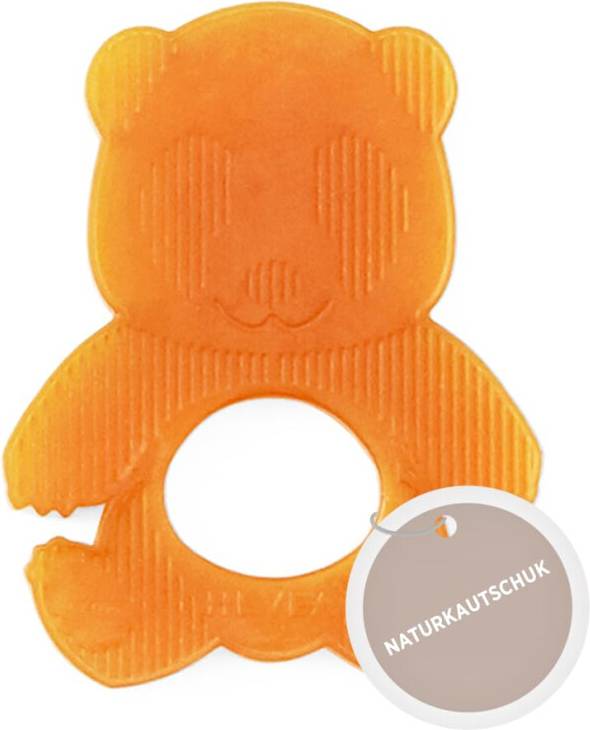 Panda Teether Natural Rubb