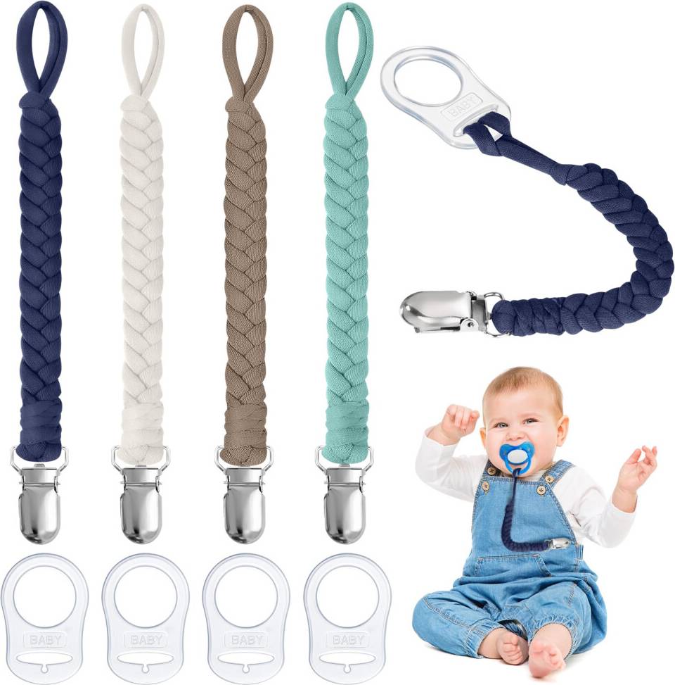Dummy Clips Pacifier Chain 4pcs