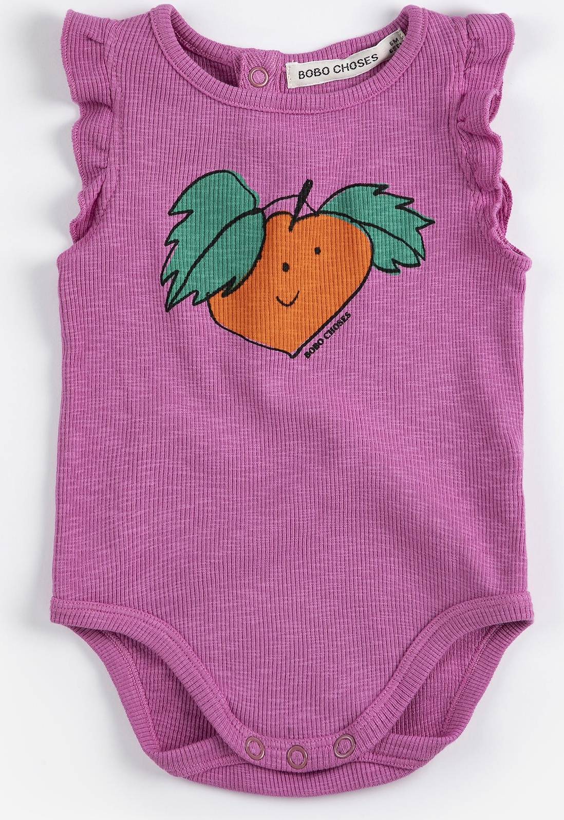 Bobo Choses Tangerine Ruffled Body