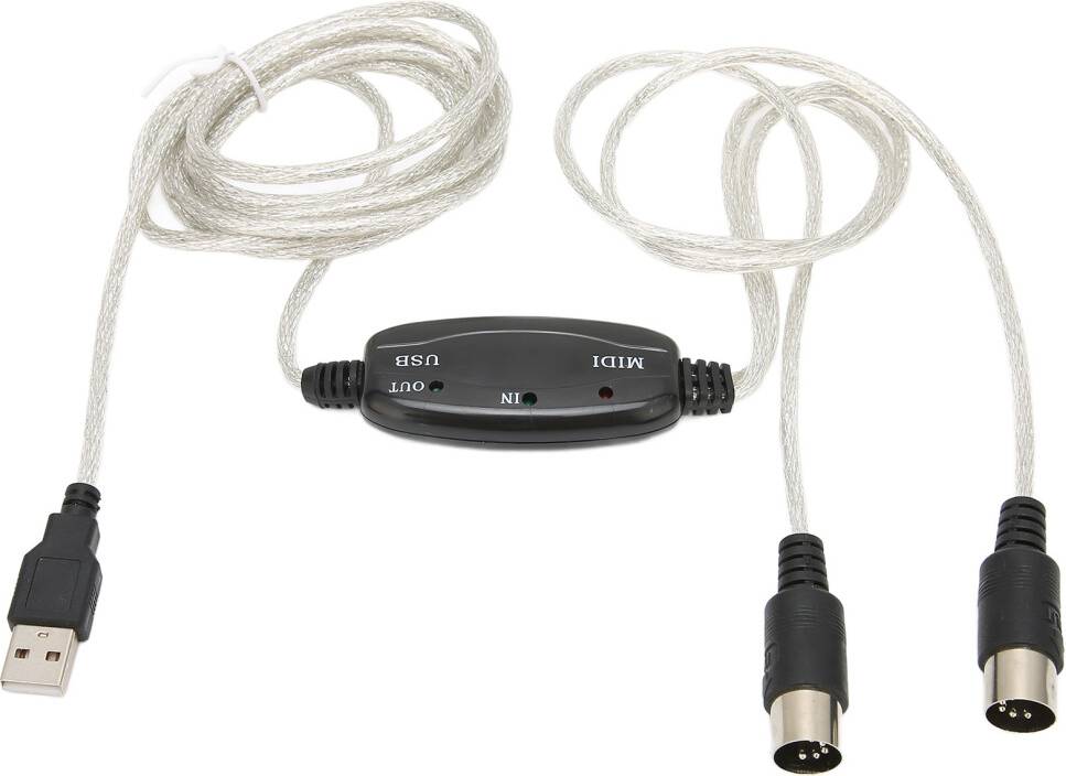 Audio midi interface USB To MIDI Cable Converter Adapter