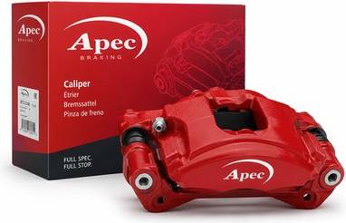 Red Apec Brake Caliper Assembly Front Right