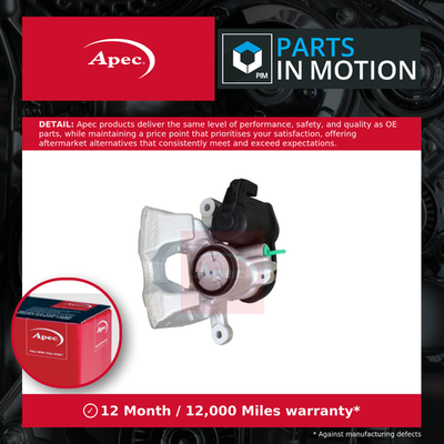 APEC Brake Caliper For Audi A4 B9 2.0 Rear Left