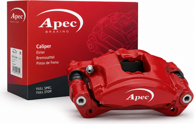 Red Apec Brake Caliper Assembly Front Left