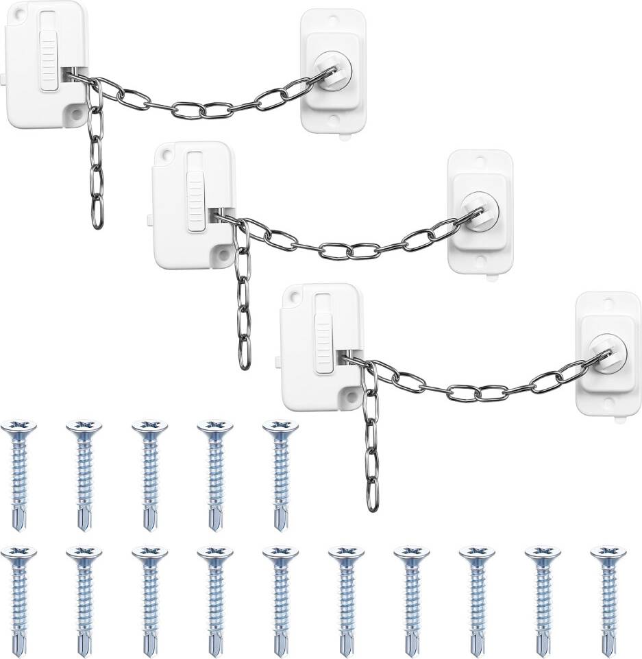 Upvc window locks 3 Pcs Adjustable Window Locks for Upvc Windows