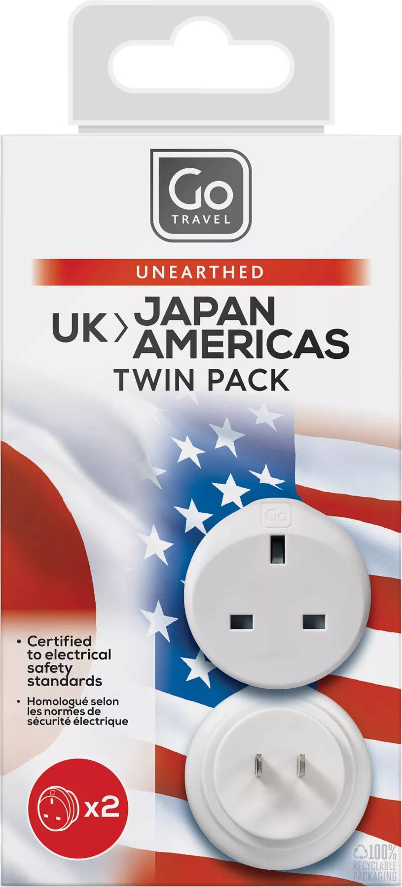 Go Travel Adapter Pack 2
