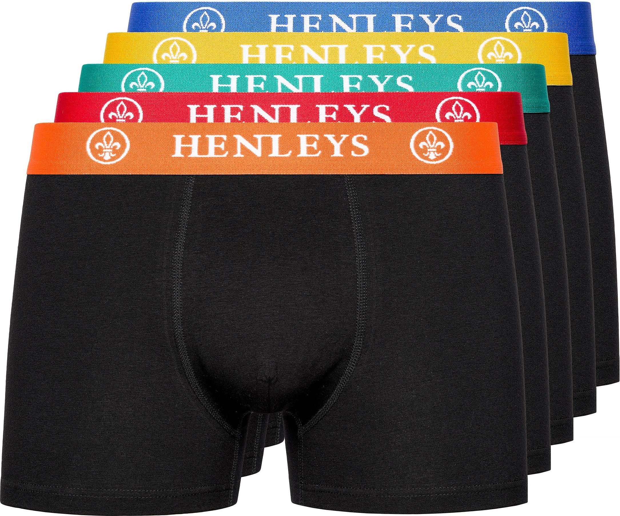Henleys Primas Boxers 5 Pack - Multicolor