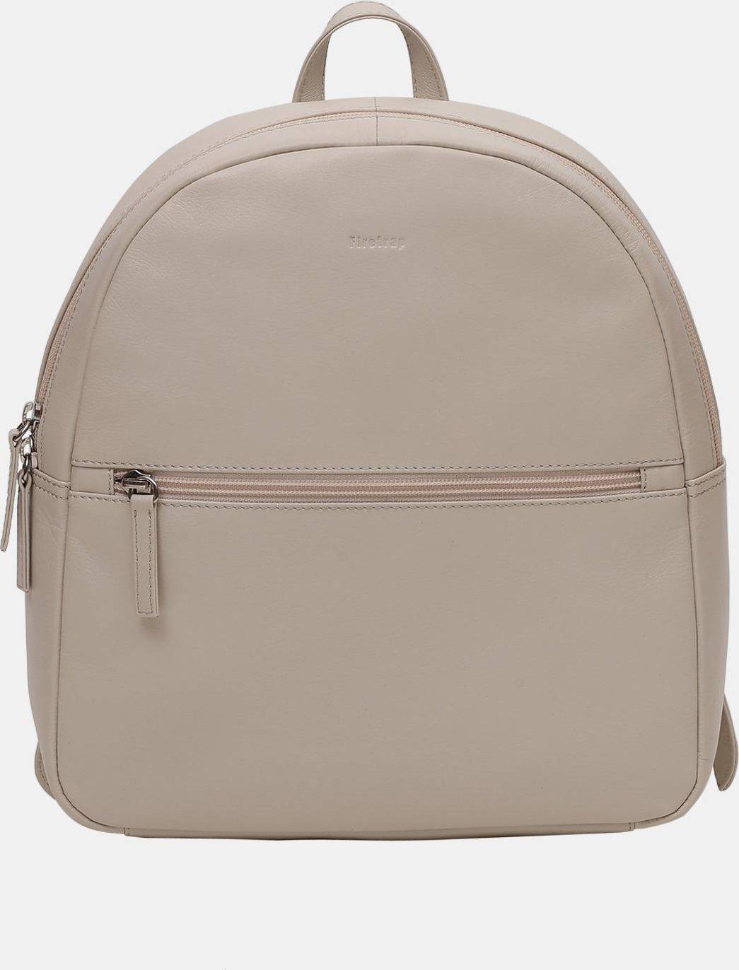 Firetrap Leather Zip Backpack
