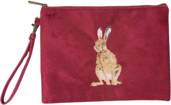 Embroidered Pouch Golden Hour
