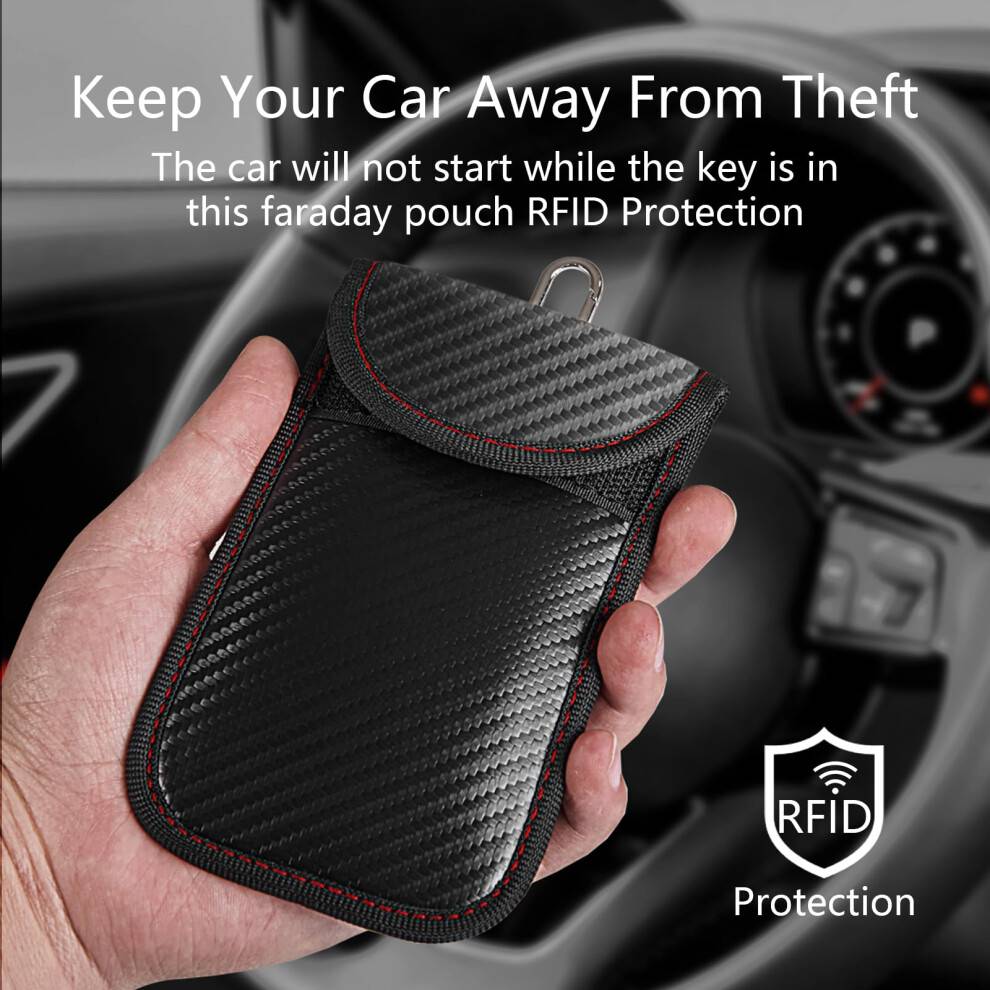 Faraday pouch Faraday Pouch Car Key Signal Blocker RFID Keyless Blocker