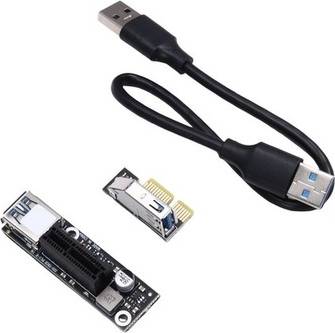 Sodial Pci-e 1x To 1x Riser Extender Usb 3.0 Cable
