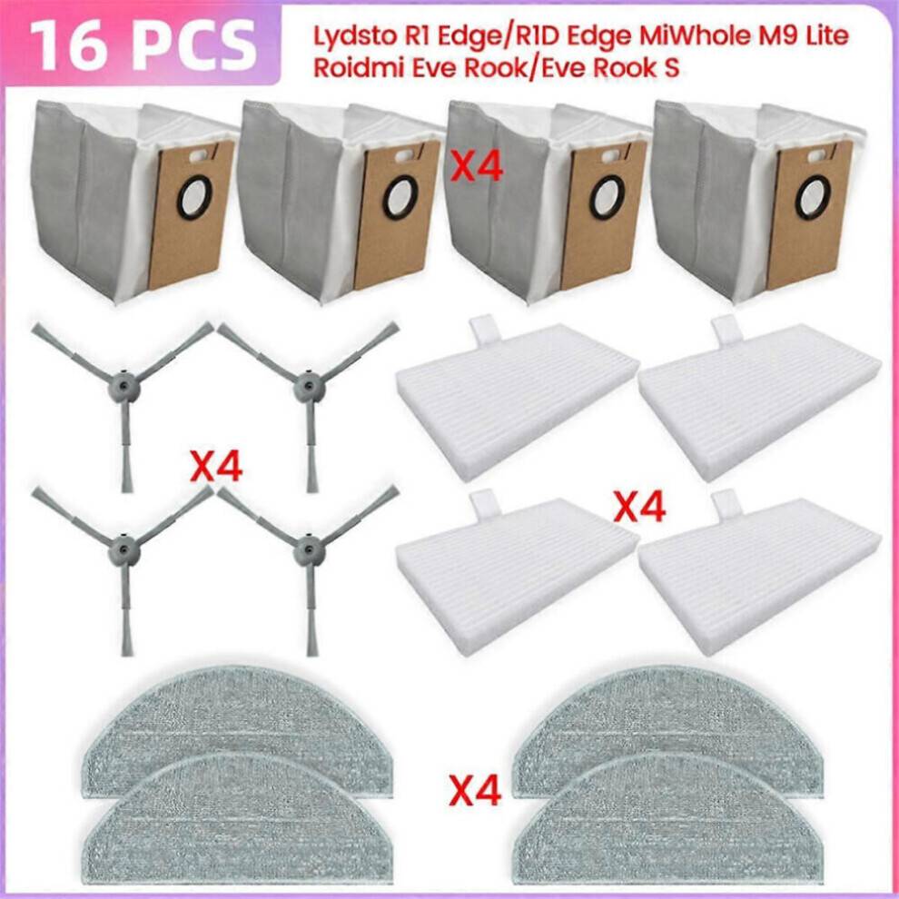 Roidmi filter Lydsto R1 Edge MiWhole M9 Lite Roidmi Eve Rook Staubbeutel HEPA-Filter