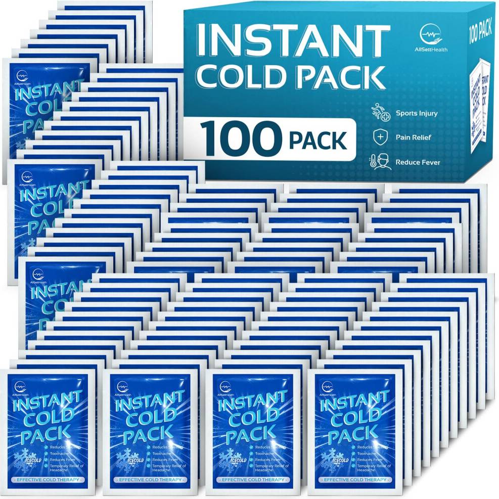 Ice packs for injuries Instant Cold Pack 100 Packs