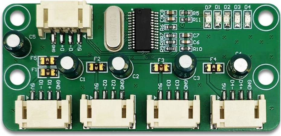 Typecat USB2.0 Hub Interface Version 1 til 4 Port Modul