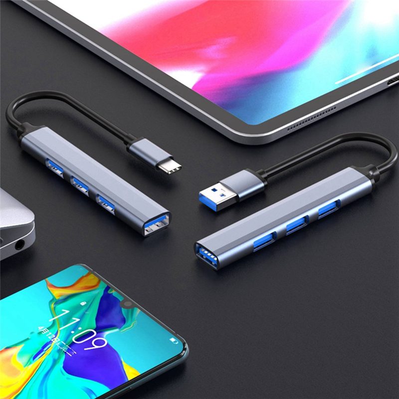 Typecat 4 Ports USB Hub Splitter Adapter