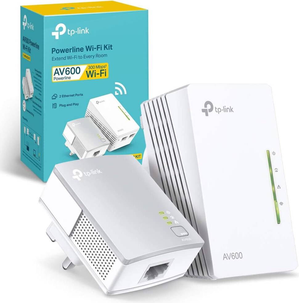 Powerline adapter TP-Link TL-WPA4220 Powerline Adapter WiFi Extender Kit