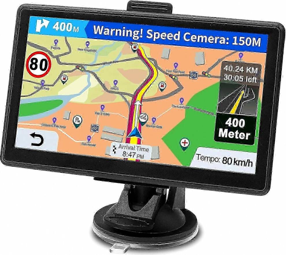 Free sat nav Car GPS Navigation 7 Inch with Lifetime Free Map Updates