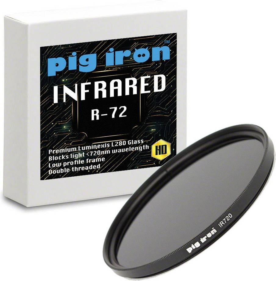 B&W Pig Iron Infrared Filter 37mm R72