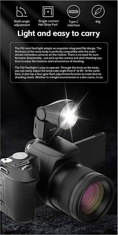 Typecat Universal Retro Flash Micro Single Camera Light