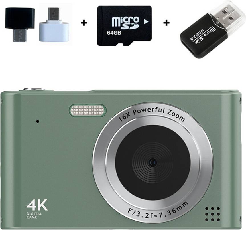 16X Zoom Digital Camera with Time Lapse Function