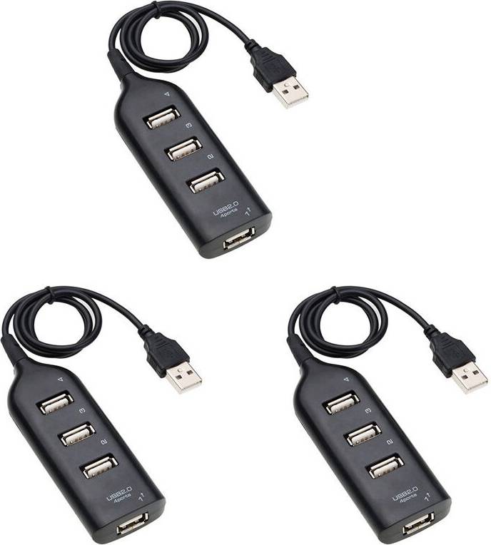 Typecat 3X USB Hub 2.0 Multi-USB High Speed Adapter