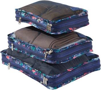 Periea Set Of 3 Compression Packing Cubes
