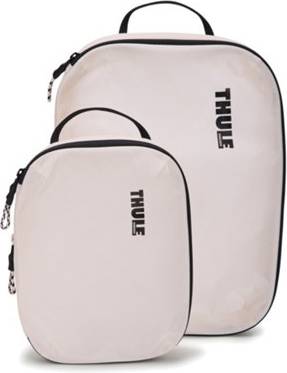 Compression Packing Cube Set Small Medium White