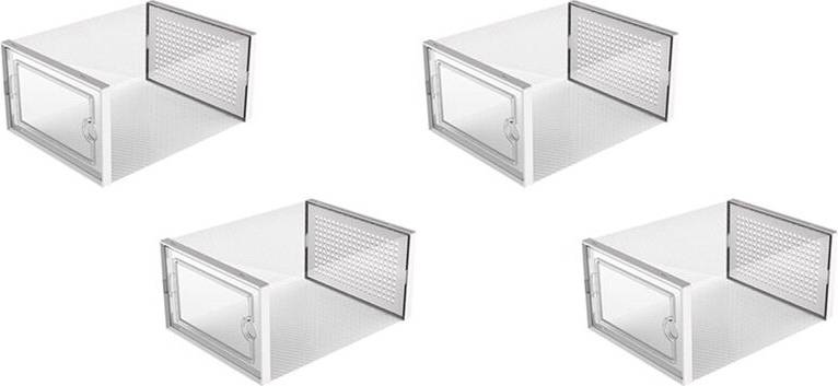 Typecat 4X Clear Transparent Shoe Storage Box Shoe Rack 4pcs